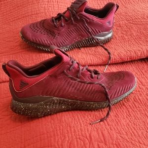 Adidas Adibounce trainers 11.5 red